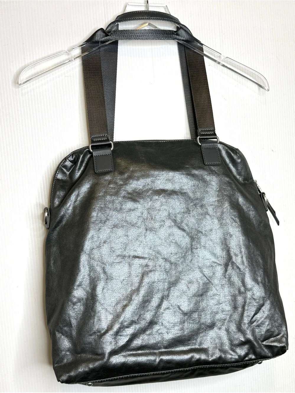 Kipling Camryn Gray Nylon Metallic Laptop Tote